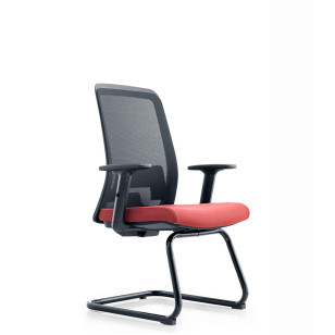 弓形辦公網椅椅蝴蝶結辦公椅AS-6038D